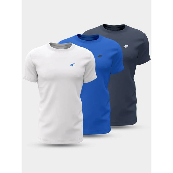 4f T-shirt M 4FWSS24TTSHM1895-91S 3 pack póló