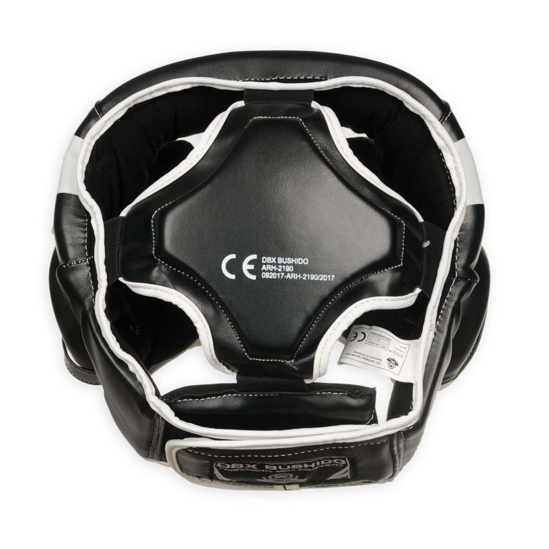 DBX Bushido Boxing Helmet - Phantom White fehér helmets, martial arts equipment