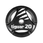 Tiguar PU Olympic plate 20 kg fekete kiegészítő TI-WTPU02000