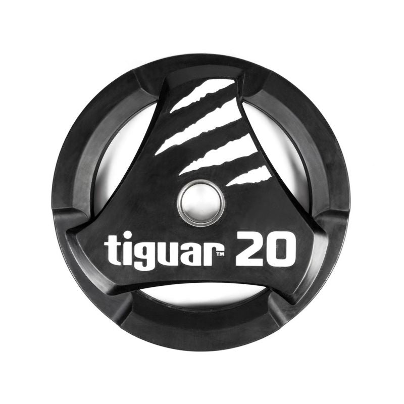Tiguar PU Olympic plate 20 kg fekete kiegészítő TI-WTPU02000
