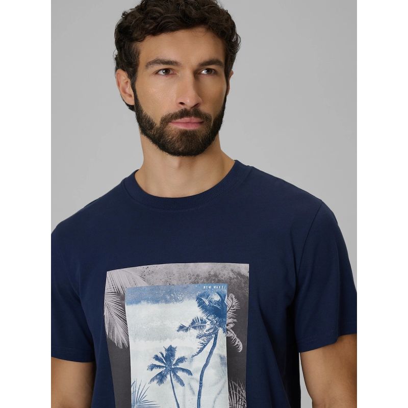 4F Men's regular printed T-shirt 3xl póló