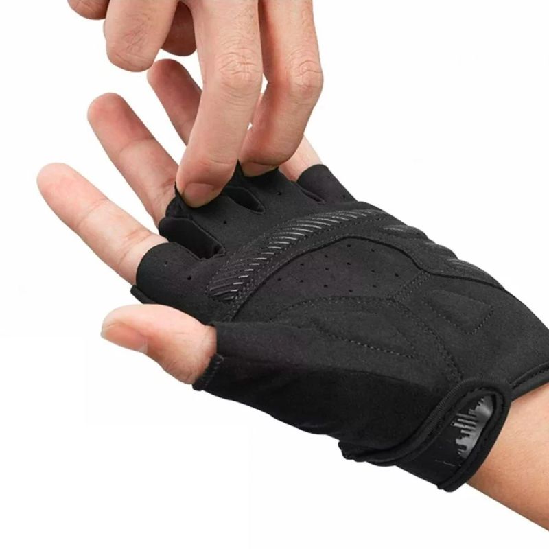 Rockbros S247 cycling gloves - black fekete kesztyű