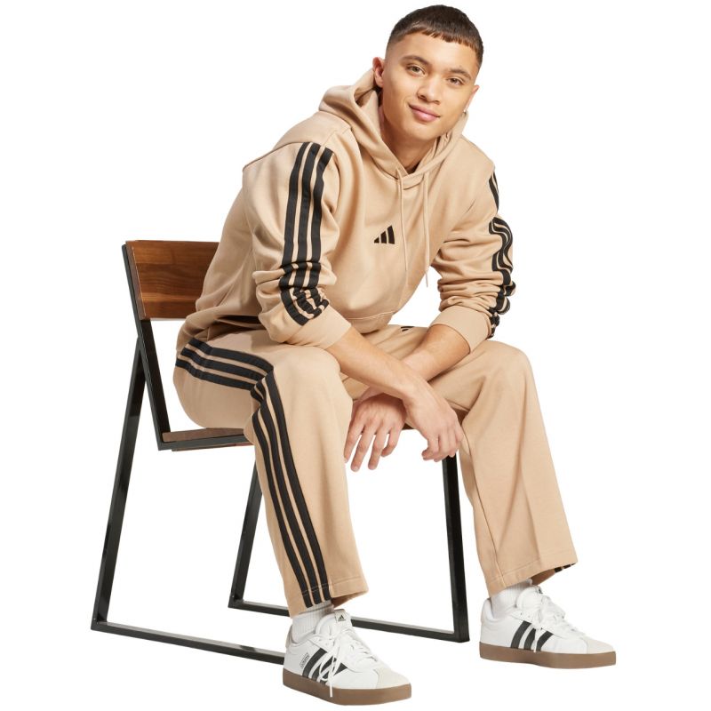 adidas Essentials 3-Stripes Fleece Hoodie M JX0695 pulóver
