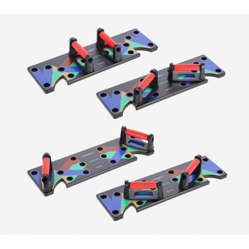 HMS PU10 multifunctional push-up board piros edzéssegítő 17-45-040
