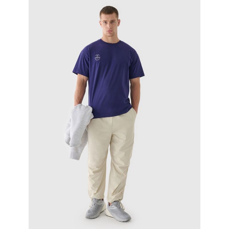 Smooth unisex oversize T-shirt 4F 4FRAW24TTSHU2672-31S póló