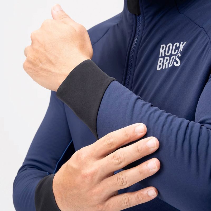 Rockbros Winter Fleece Double Layer Cycling Size XL - Blue niebieski \ xl dzseki