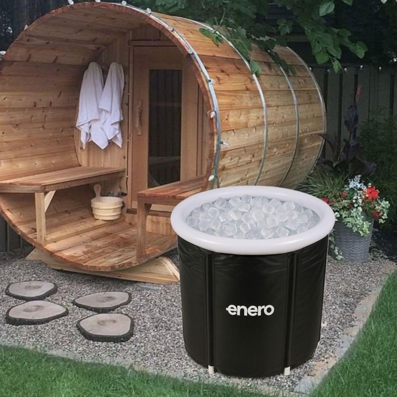 Enero WARM SWIMMING POOL ICE BATH fekete furniture