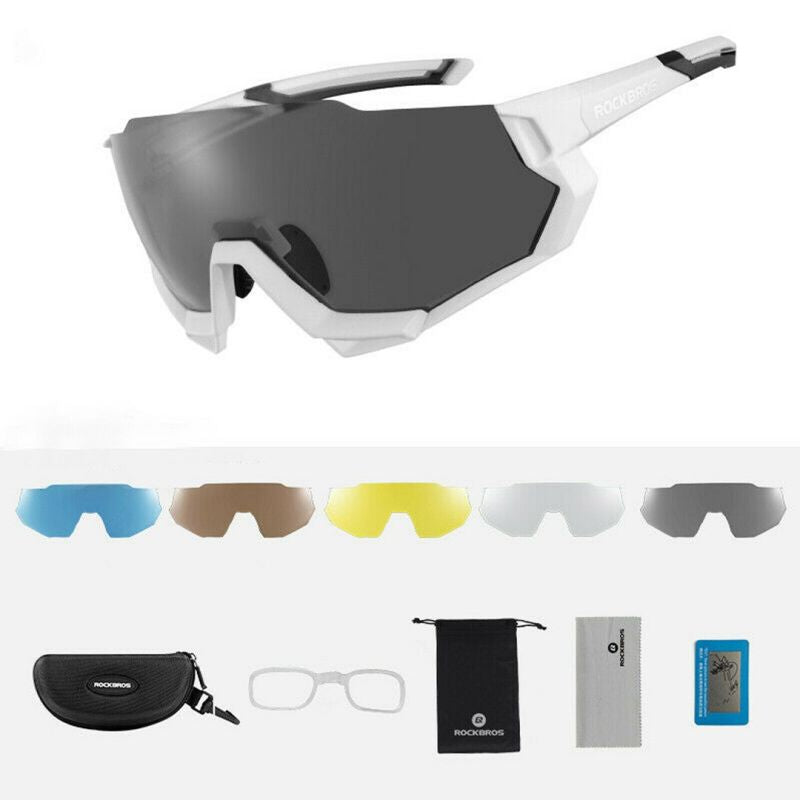 Rockbros Polarized Cycling Glasses fekete glasses, training equipment