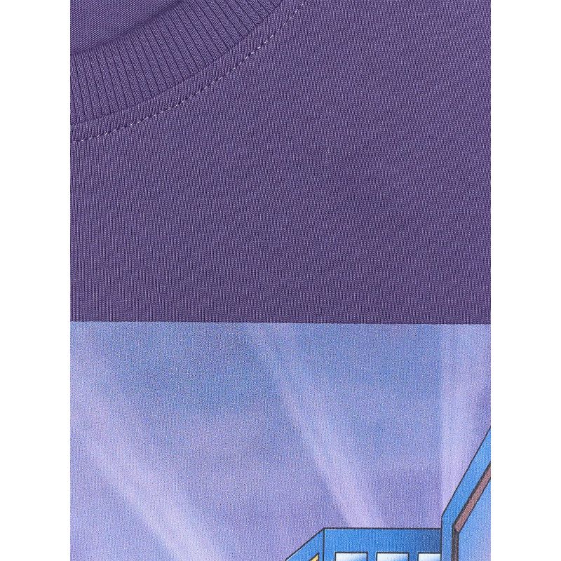 Boy's oversize T-shirt with print 4F 4FJRAW25TTSHM3061-51S