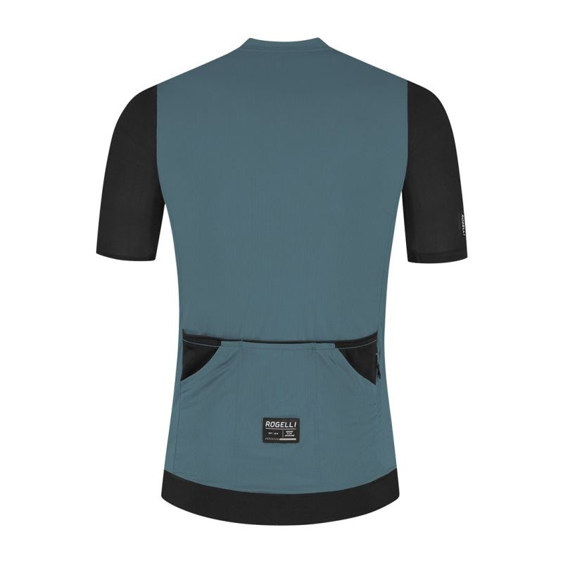 Rogelli DISTANCE II T-shirt Blue and fekete póló