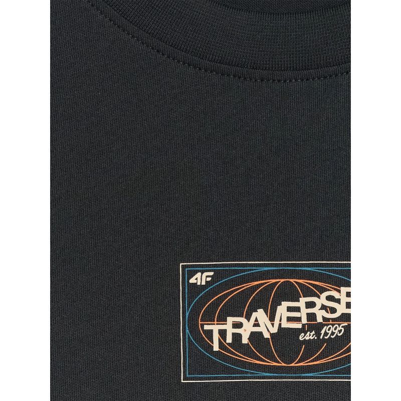 Men's regular printed T-shirt 4F 4FRAW25TTSHM3377-20S póló