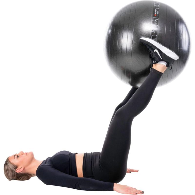 Pure 2 Improve Fitness Ball 75cm Black fekete balls, medicine balls