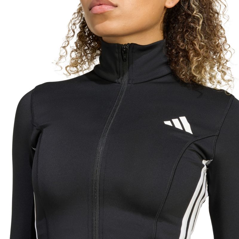 adidas Workout Essentials 3-Stripes Zip Through Sweatshirt KB7843 Pulóver