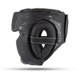 DBX Bushido "Black Dragon" Boxing Sparring Helmet | fekete fejvédő ARH-BlackDragon