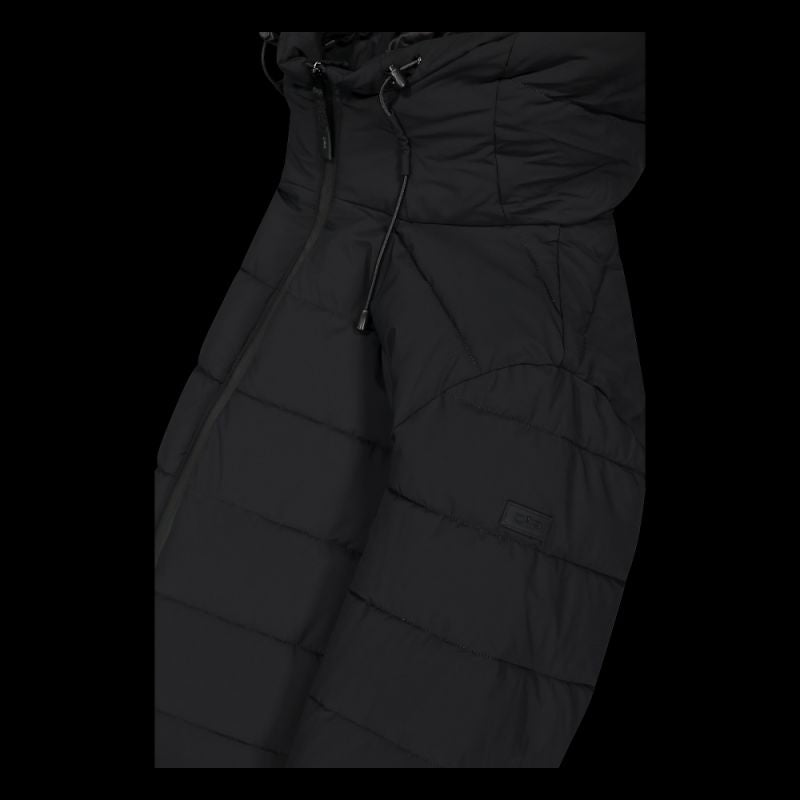 CMP men's winter sports with hood, insulated, black ( ) fekete dzseki
