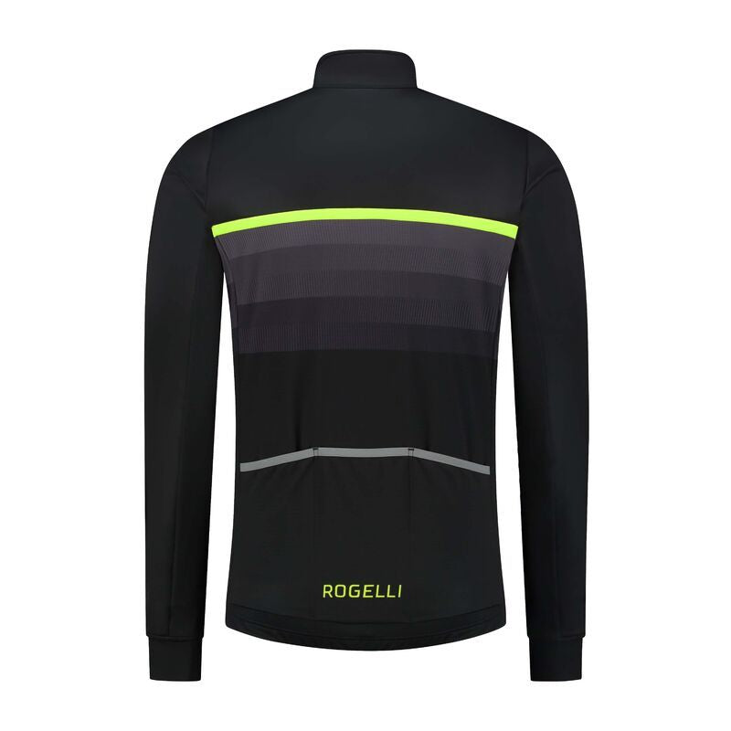 Rogelli HERO II winter black-fluorescent 3XL fekete dzseki