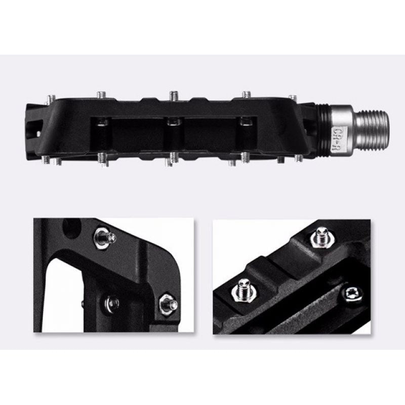 Rockbros 2017-12CBK Nylon Bicycle Pedal Set - Black fekete sets