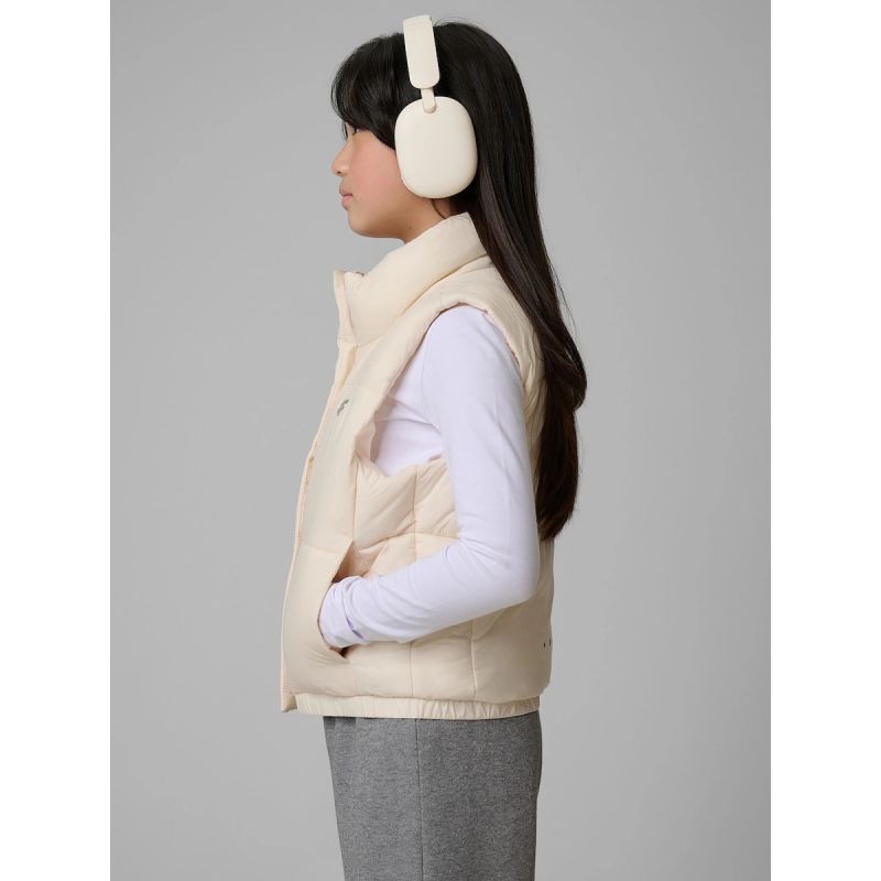 Girls' vest with synthetic filling 4F 4FJWSS26TVJAF312-12S mellény