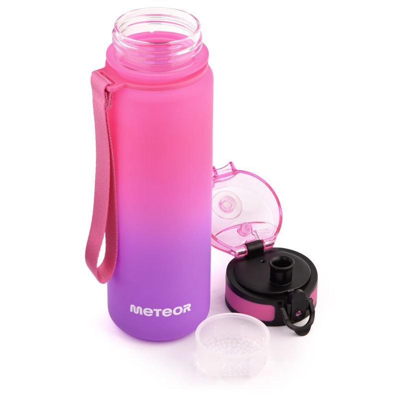 Meteor Bottle 500 ml pink/purple uniw water bottles, training equipment
