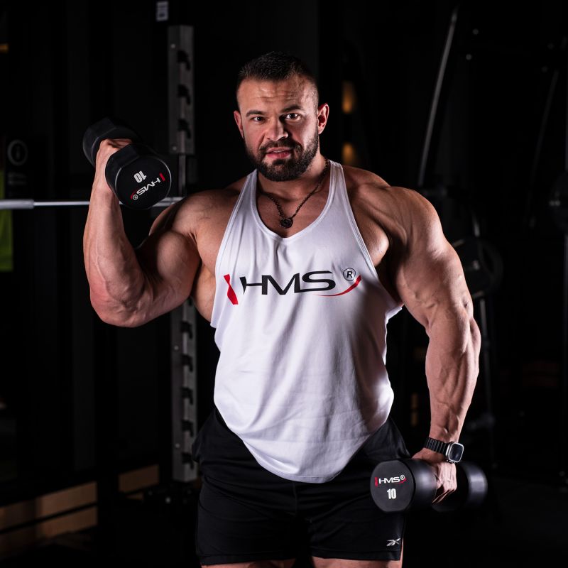 HMS HPT10 2 x 10 KG POLYURETHANE TPU Dumbbells papucs 17-66-219