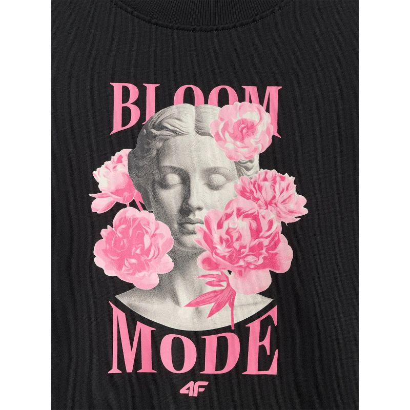 Women's loose sweatshirt without hood 4F