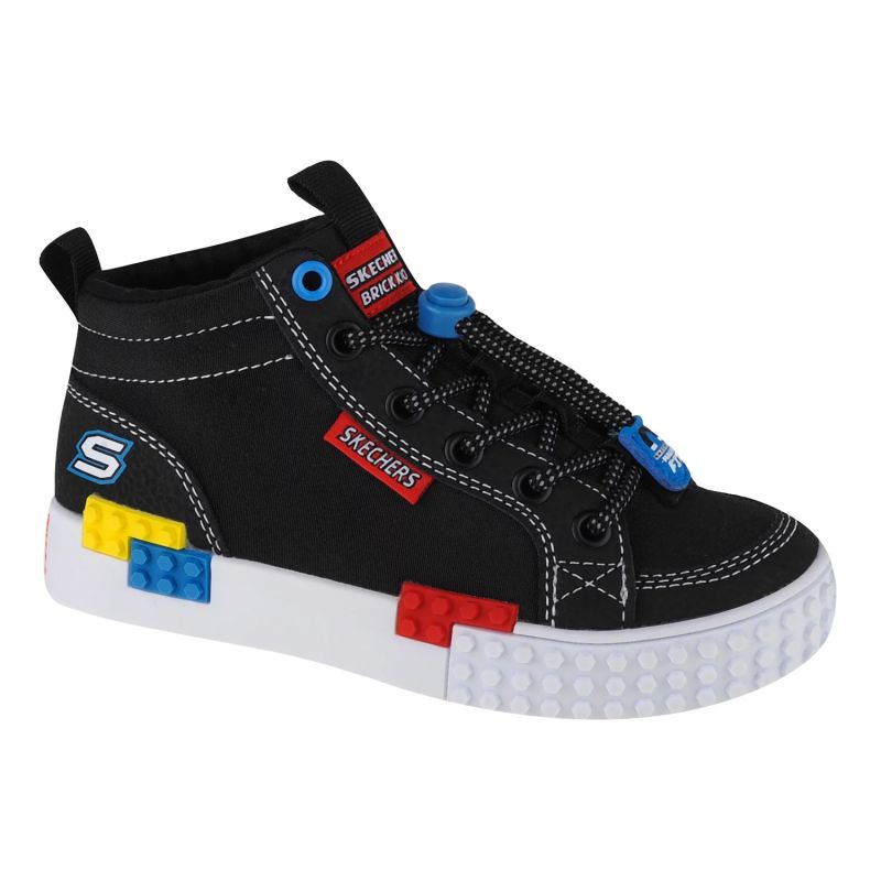 Skechers Kool Bricks 402223L-BKMT Black fekete utcai cipő