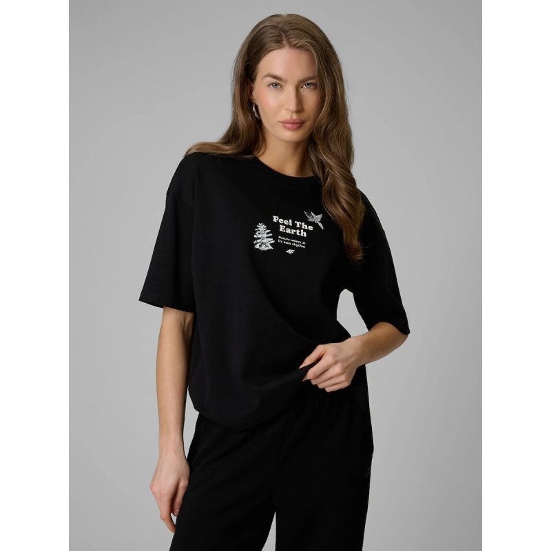 4F Women's regular printed T-shirt póló 4FRSS26TTSHF3704-20S