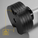 Rebel Active Adjustable Cast Iron Dumbbell Automatic 36kg, 2kg Stroke edzőfelszerelés RBA-2332-36