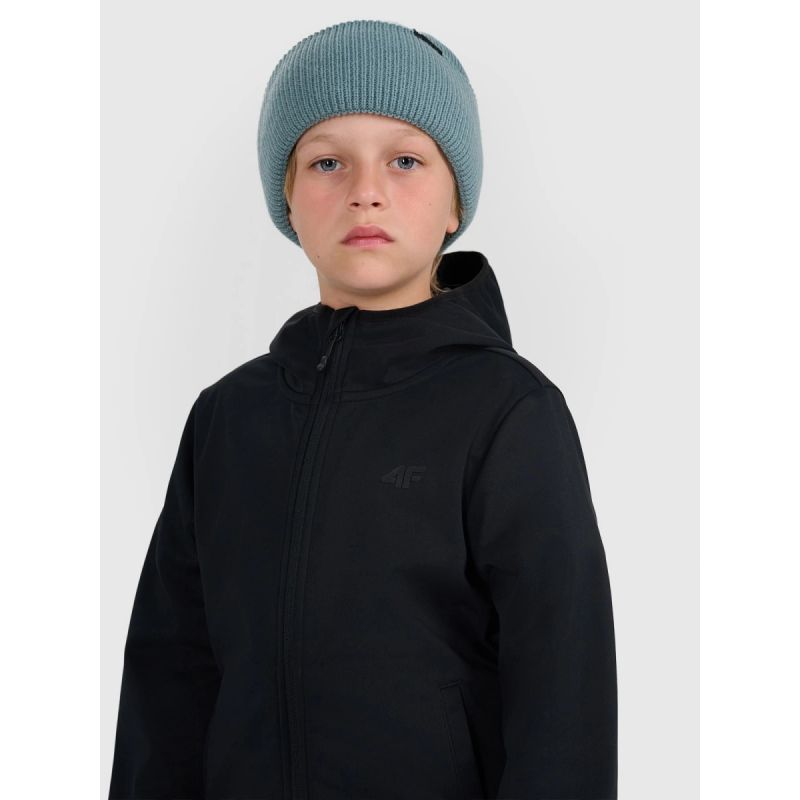 Softshell jacket, windproof membrane 5000, boys 4F 4FJRAW25TSOFM516-20S kabát