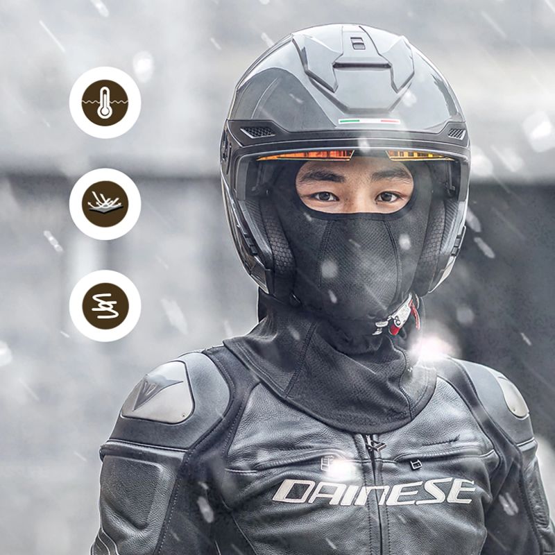 Wozinsky WKM-03B face mask motorcycle bicycle winter balaclava - black fekete elektronika 304004-198899