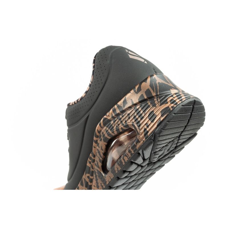 Skechers Uno-Loving Love women's sports sneakers fashionable black Cipő