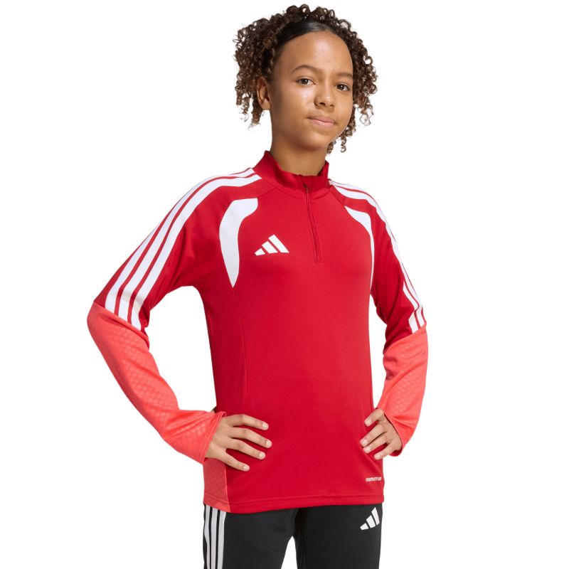 adidas Tiro 26 Competition Training Top red- kids sweatshirt KA7571 narancssárga kapucnis pulóver