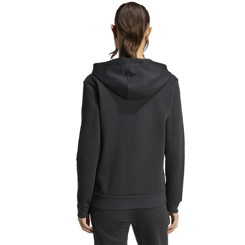 Women's adidas Entrada 26 Full Zip Hoodie Black KF5939 fekete kapucnis pulóver
