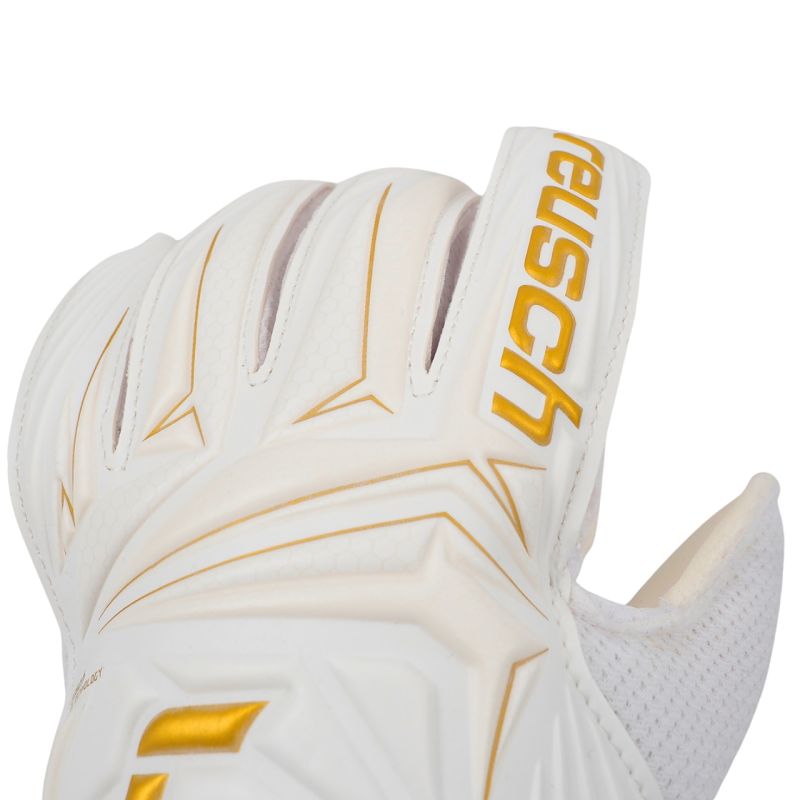 reusch Attrakt AB1 Solid Junior goalkeeper 5672003 fehér gloves