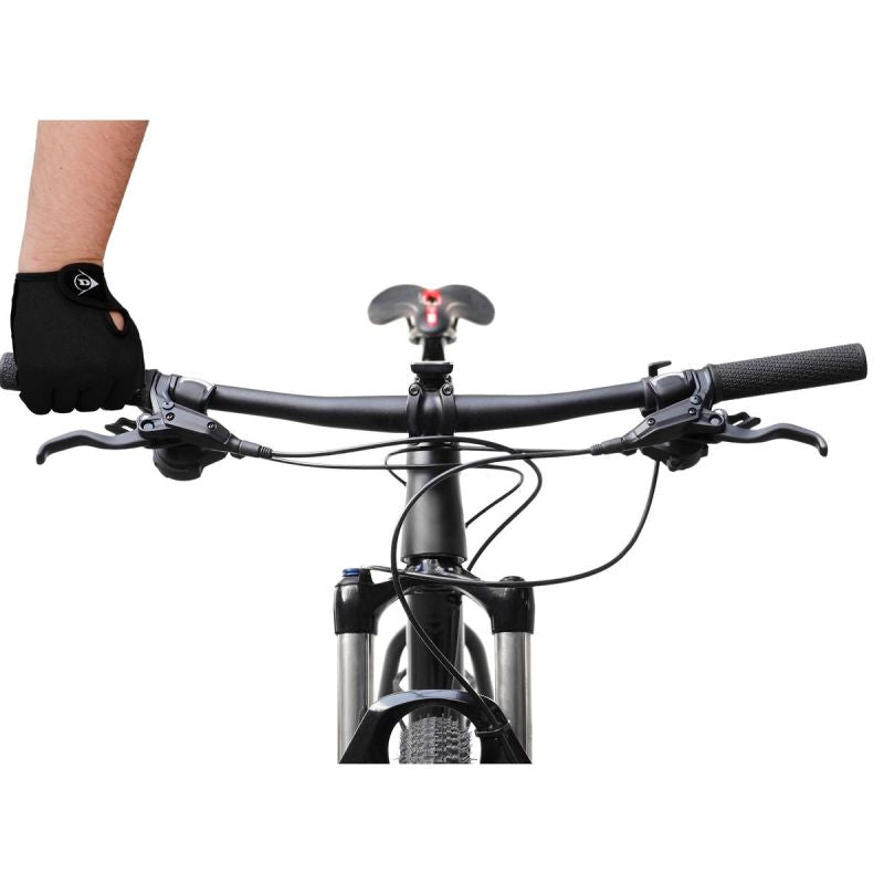 Dunlop Black Senior Cycling Gloves Rl fekete kesztyű GSP-1042367