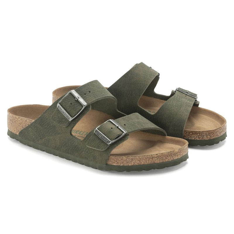 Birkenstock Arizona Vegan Microfaser Regular Women's-Men's Desert Dust Thyme Flip-Flops for Wide Feet Vegan (1024550) cipő