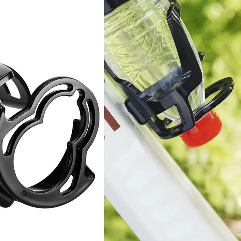 Rockbros 31210012001 bicycle bottle holder - black czarny water bottles, training equipment