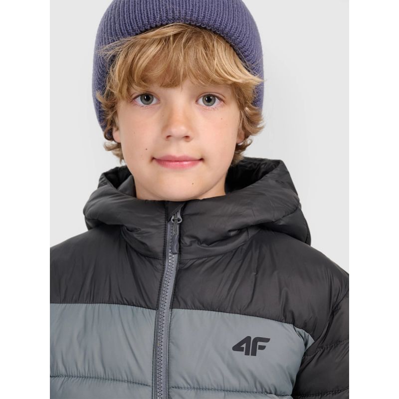 4f Boy's down jacket with synthetic filling 4FJRAW25TDJAM0770-25S Ruházat