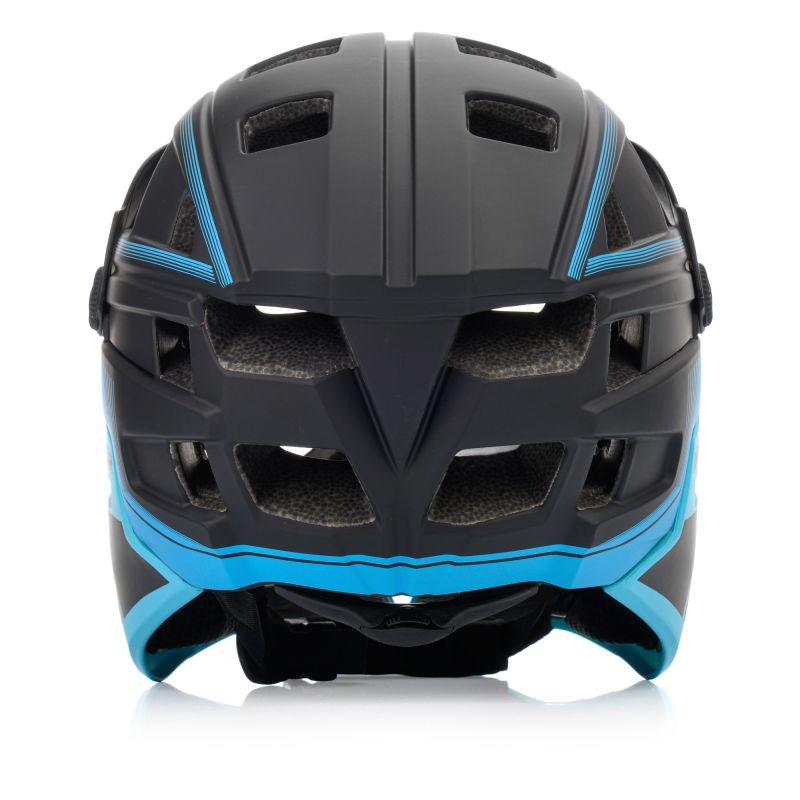 Meteor Hydra M Full-Face Bike Helmet 55-58 cm Black/Blue uniw sisak 17898