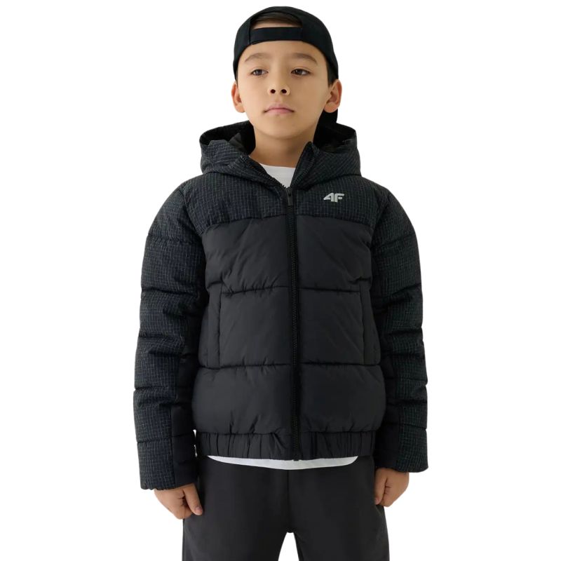 4f Boy's down jacket M621 deep black 4FJWAW25TDJAM621 20S Ruházat