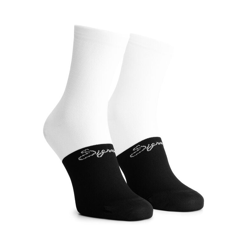 Rogelli SIGNATURE socks black and white fekete zokni