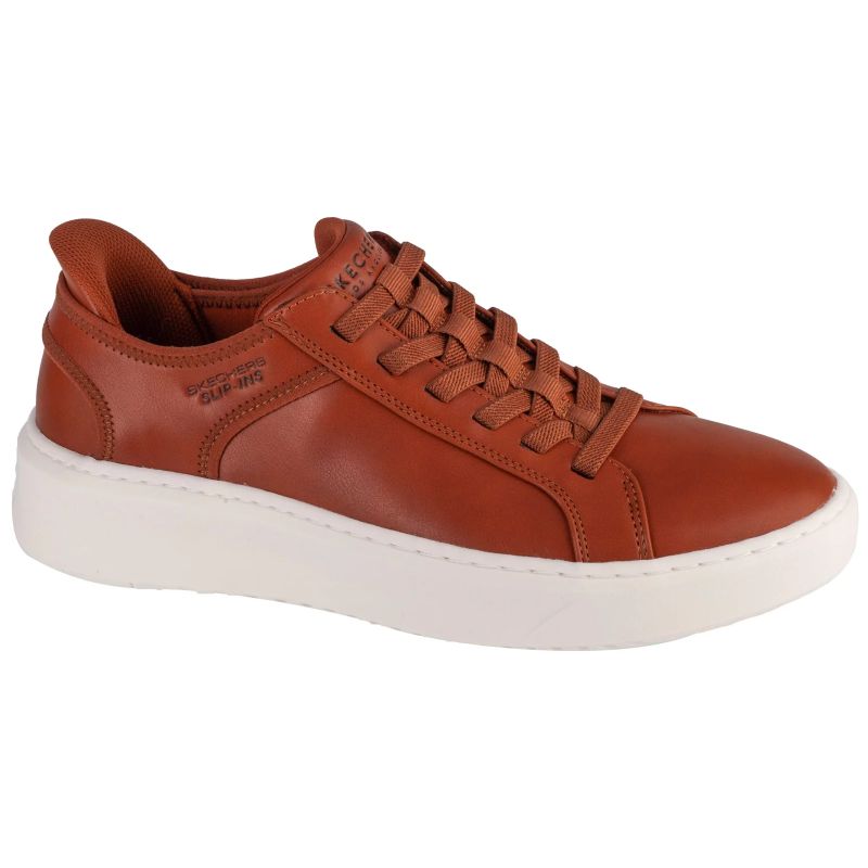 Skechers Slip-Ins: Court Break - Suit Sneaker 183177-COG Brown 41 Cipő
