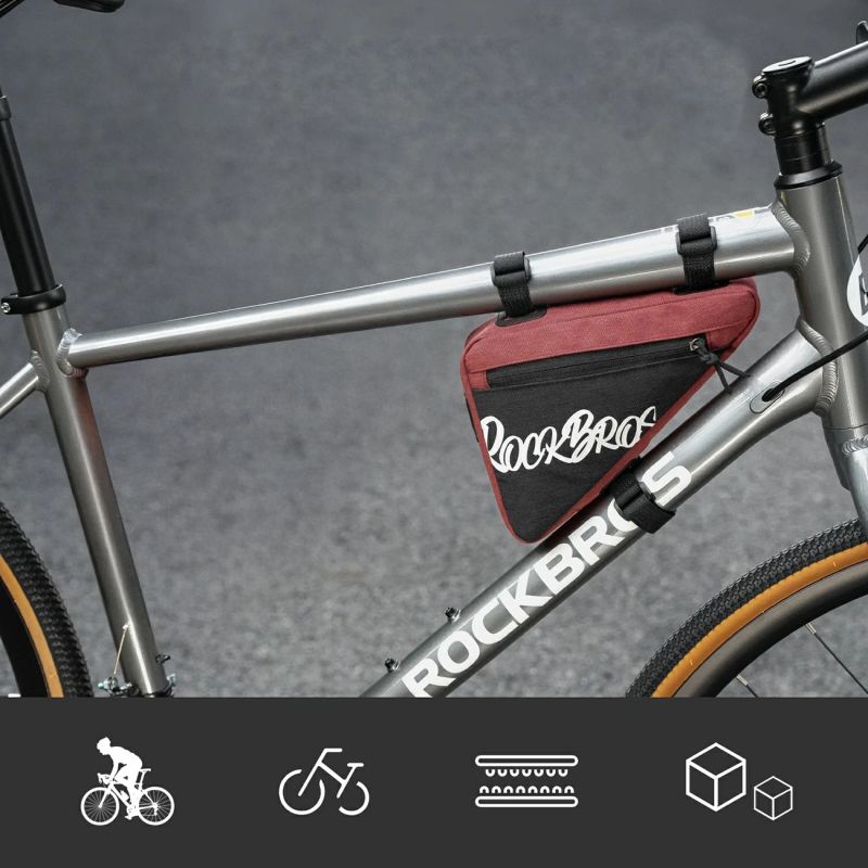 Rockbros G001 Flash Journey Triangle Frame Bike 0.8 l - Red 0.8 l \ czerwony táska
