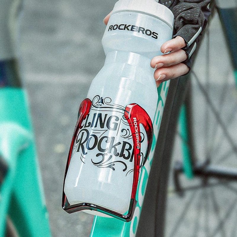 Rockbros FK338 Bike Bottle Holder - Black and Red piros water bottles, training equipment