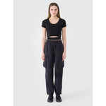 4f Women's crop top plain T-shirt 4FRSS25TTSHF2695-20S General