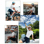Rockbros 15210007009 TVI S Women's Cycling Jersey - White s \ biały kerékpáros póló 15210007003-211666