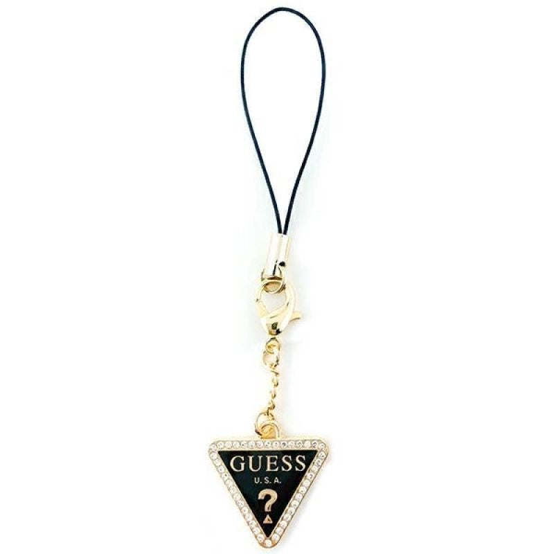 Guess case pendant GUCPMTDCK Phone Strap Triangle Diamond Charm with Rhinestones phones and accessories