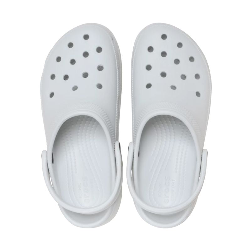 Crocs Classic Platform Women's Clogs Off-White 206750 1NK