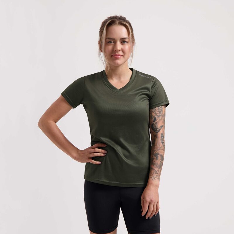 Rogelli women's T-shirt PROMO green 2XL zöld póló