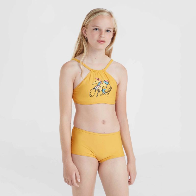 O'Neill Mix And Match Cali Holiday Bikini Jr Swimsuit arany two-piece swimwear, swimwear